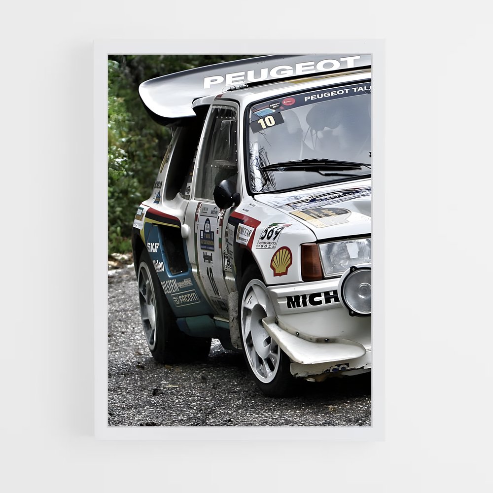 Poster Gravel Road Adventure – affiche Peugeot (vue 3)